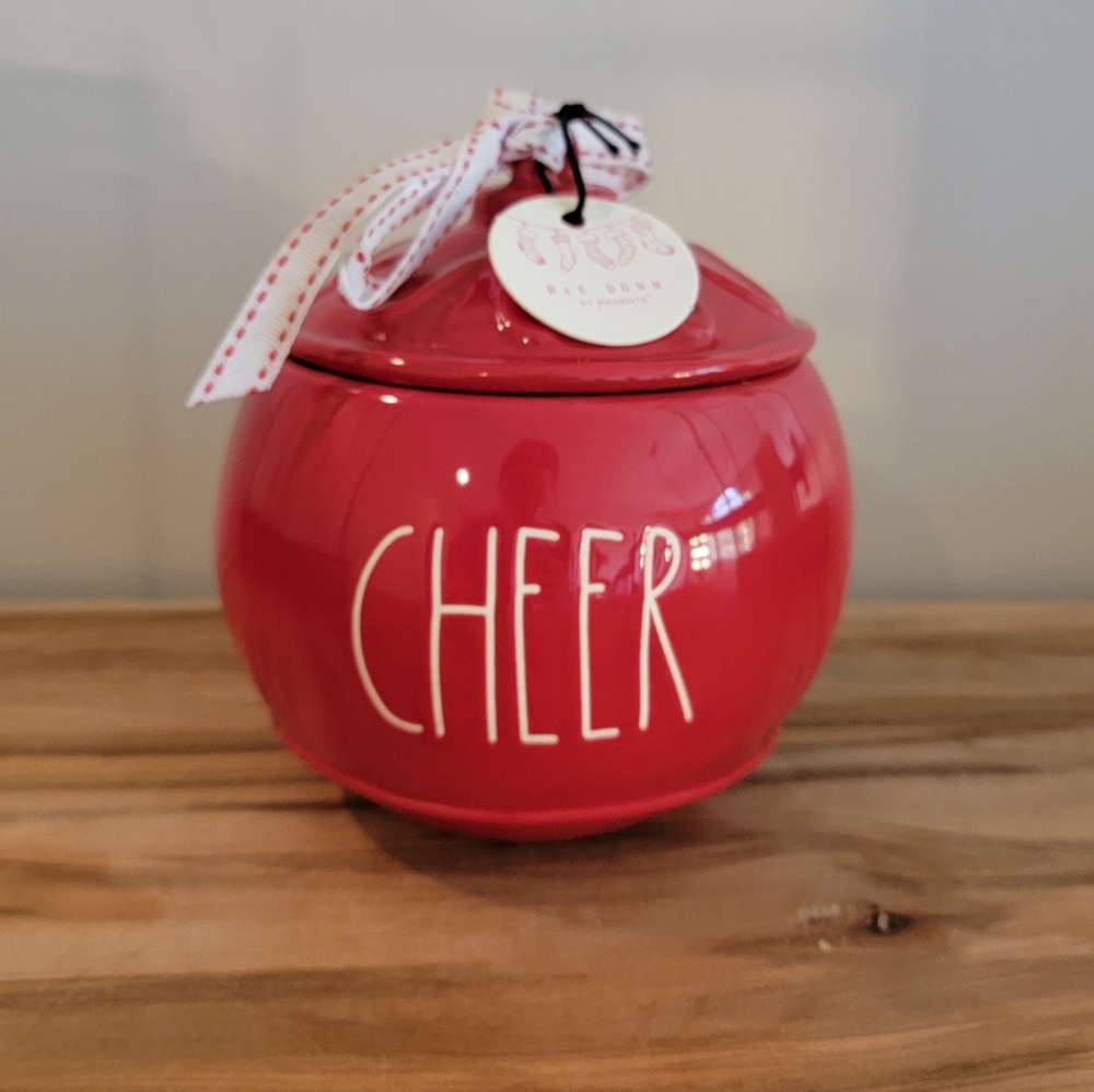Rae Dunn CHEER canister